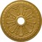 Ekena Millwork Bristol Ceiling Medallion (Fits Canopies up to 3 7/8"), 23 1/2"OD x 3 7/8"ID x 1"P, Iridescent Gold CM23BIIGS - alternate 1